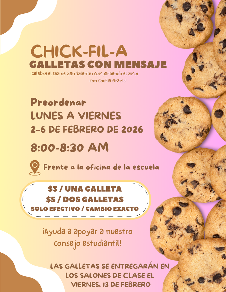 Chick Fil A Cookie Gram Flyer 