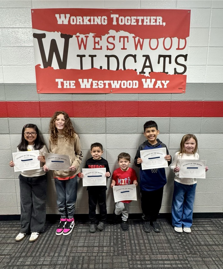 A group picture of the Specials Students of the Month 