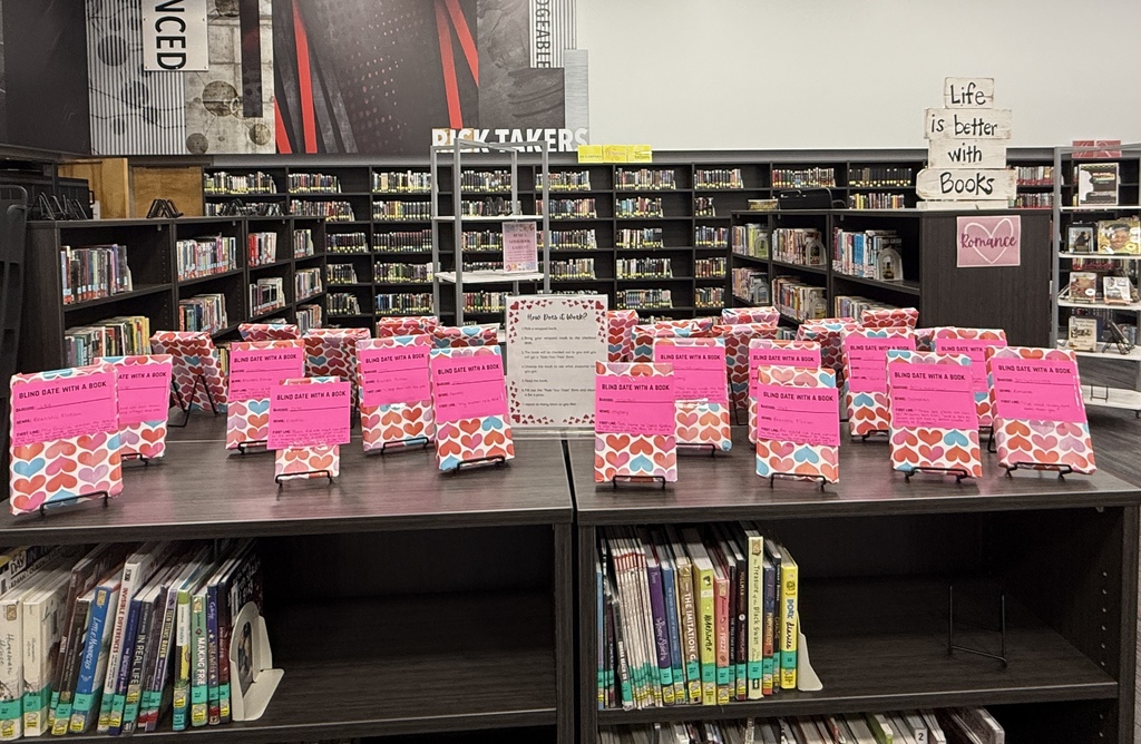 Blind date with a book display