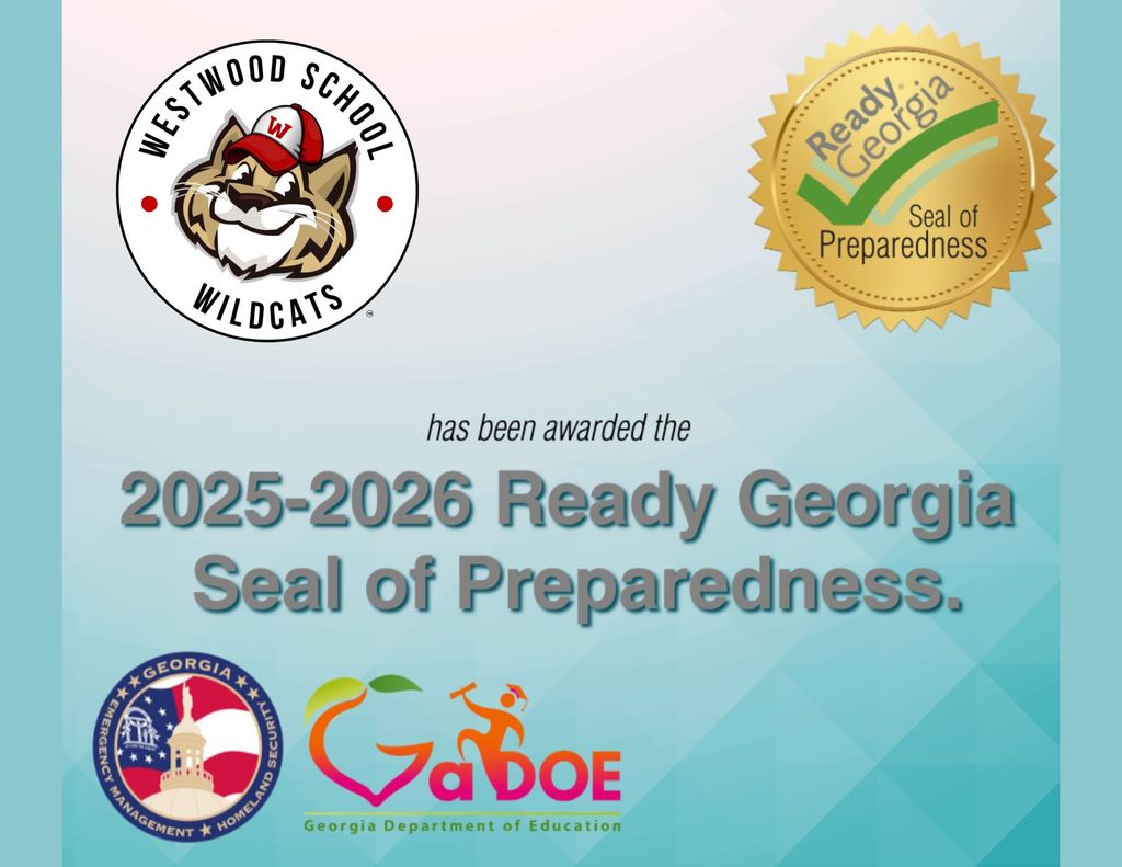 2025-2026 Ready Georgia Seal of Preparedness Certificate for Westwood