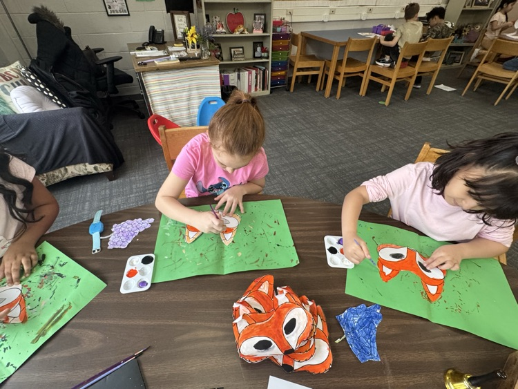 students making art 