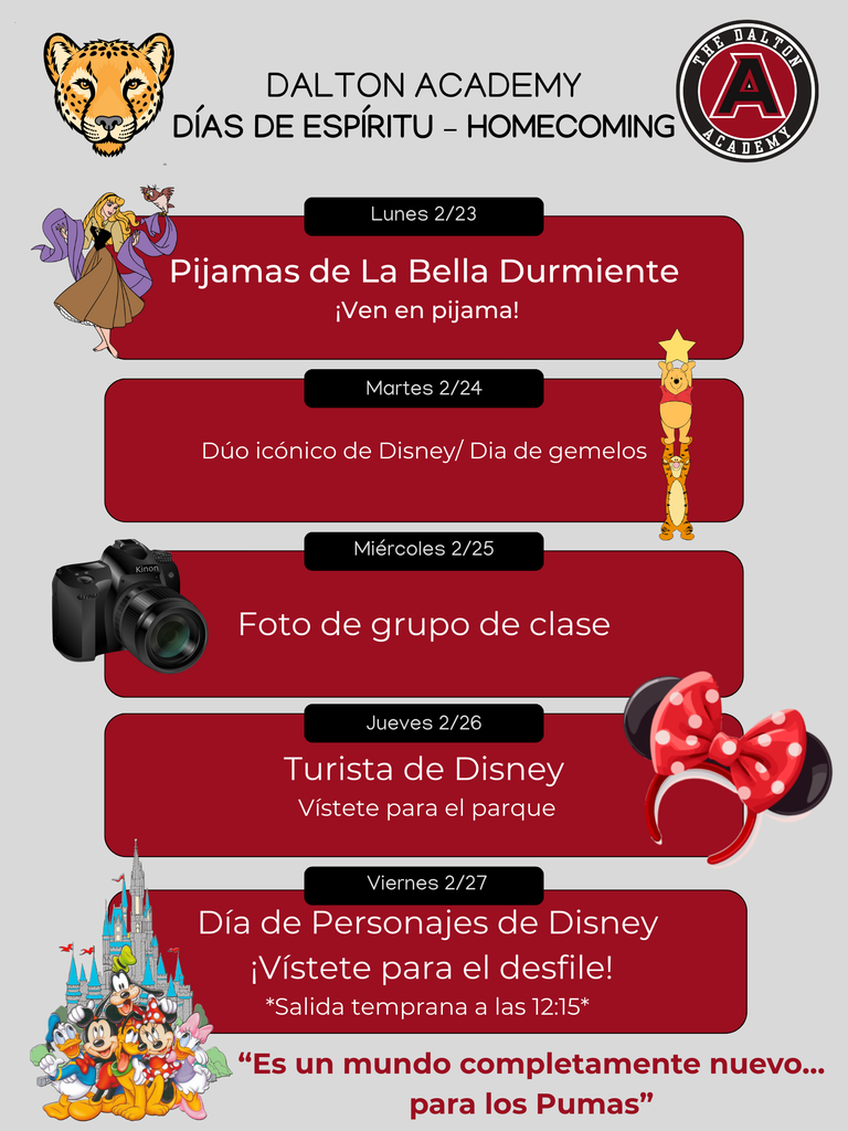 TDA Homecoming Week 2026