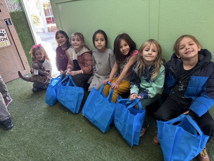 Students waiting to make their stuffed animal 