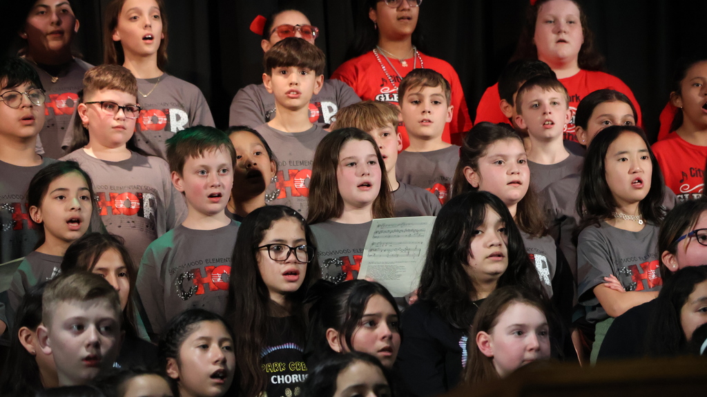 Elementary students from across the district came together at City Park School yesterday for the annual Elementary Choral Festival. After spending the day rehearsing and refining their performance, the students took the stage to present a joyful medley of songs for their families and friends.