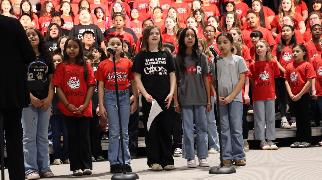 Elementary students from across the district came together at City Park School yesterday for the annual Elementary Choral Festival. After spending the day rehearsing and refining their performance, the students took the stage to present a joyful medley of songs for their families and friends.