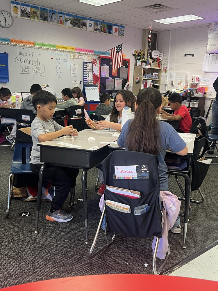 marshmallow and toothpick shapes