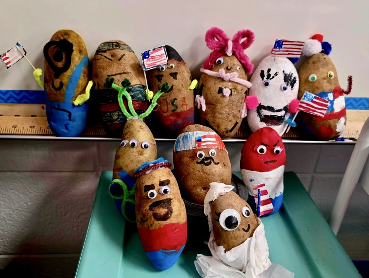 A picture of the potatoes athletes 