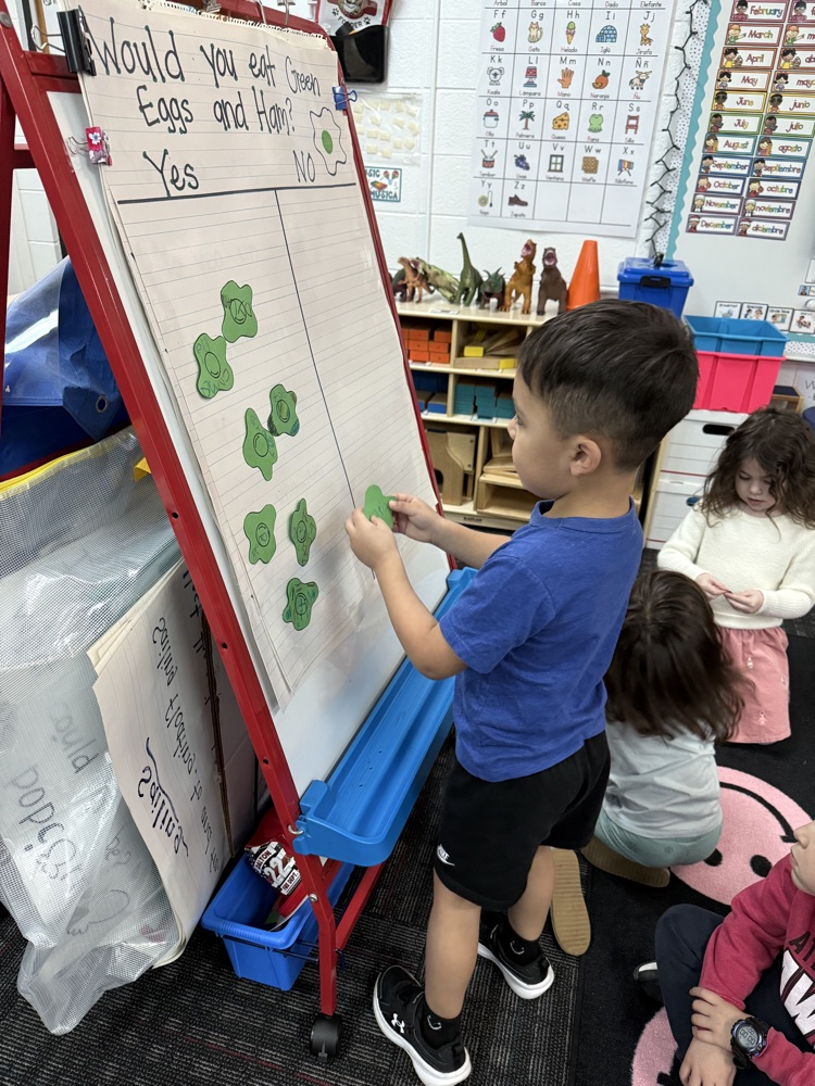 Student voting that he liked green eggs and ham 