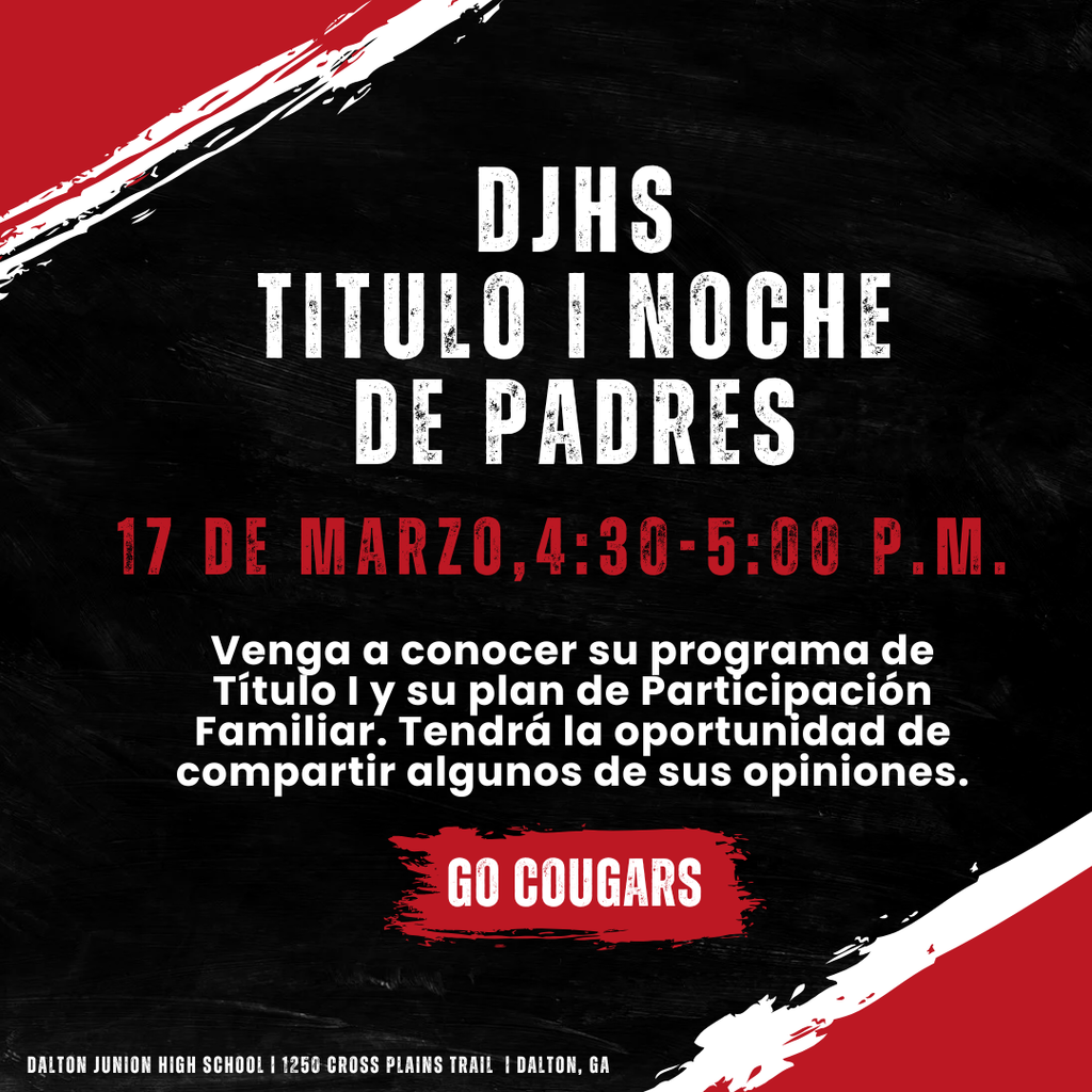 DJHS Title I Parent Night