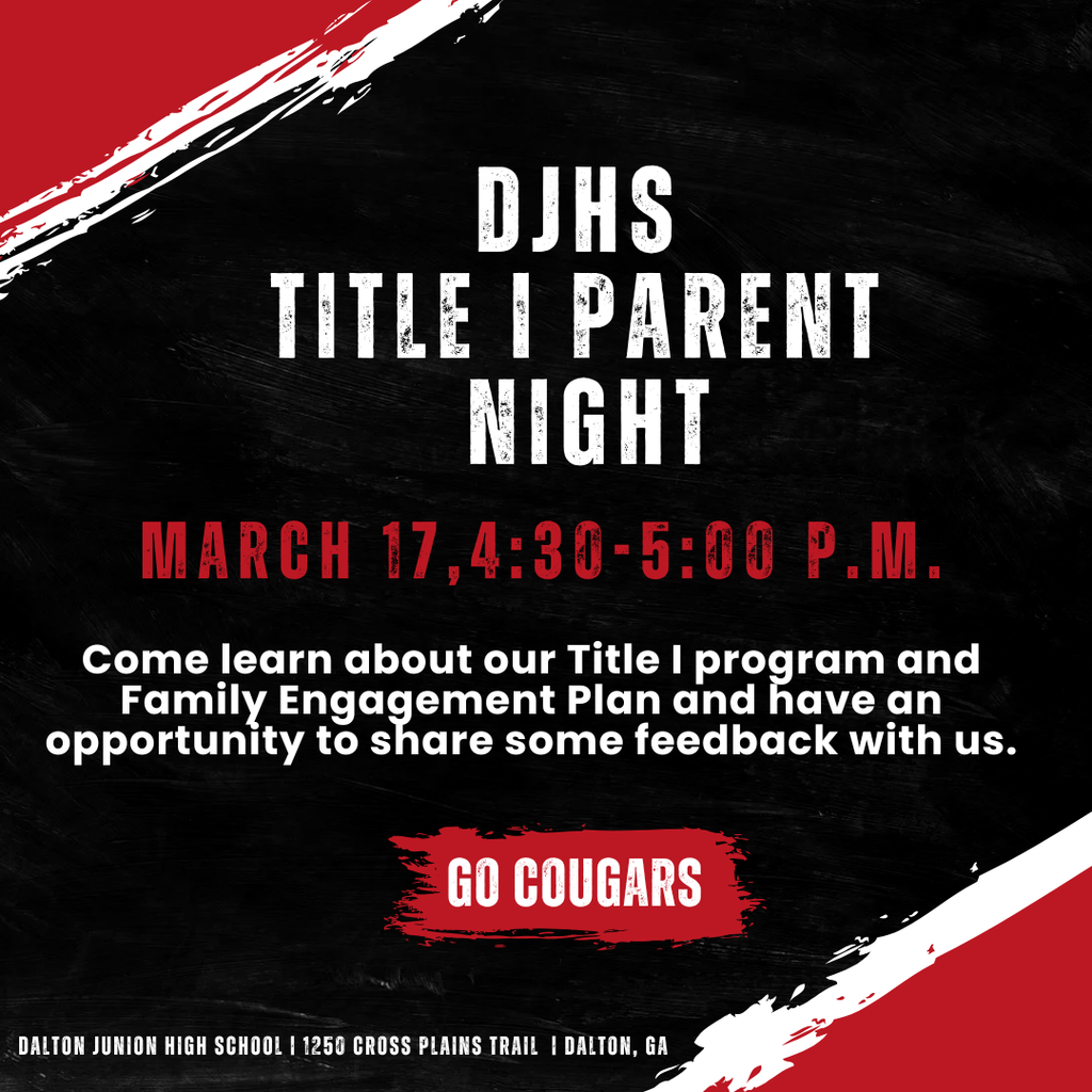 DJHS Title I Parent Night