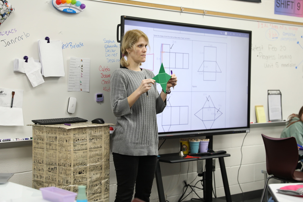 Classroom Spotlight: Students in Tiffany Beavers’ classroom had a hands-on day of learning as they used math manipulatives to explore geometry concepts! From naming shapes to calculating total surface area, these Tigers strengthened their skills through engaging, interactive learning. 📐✨