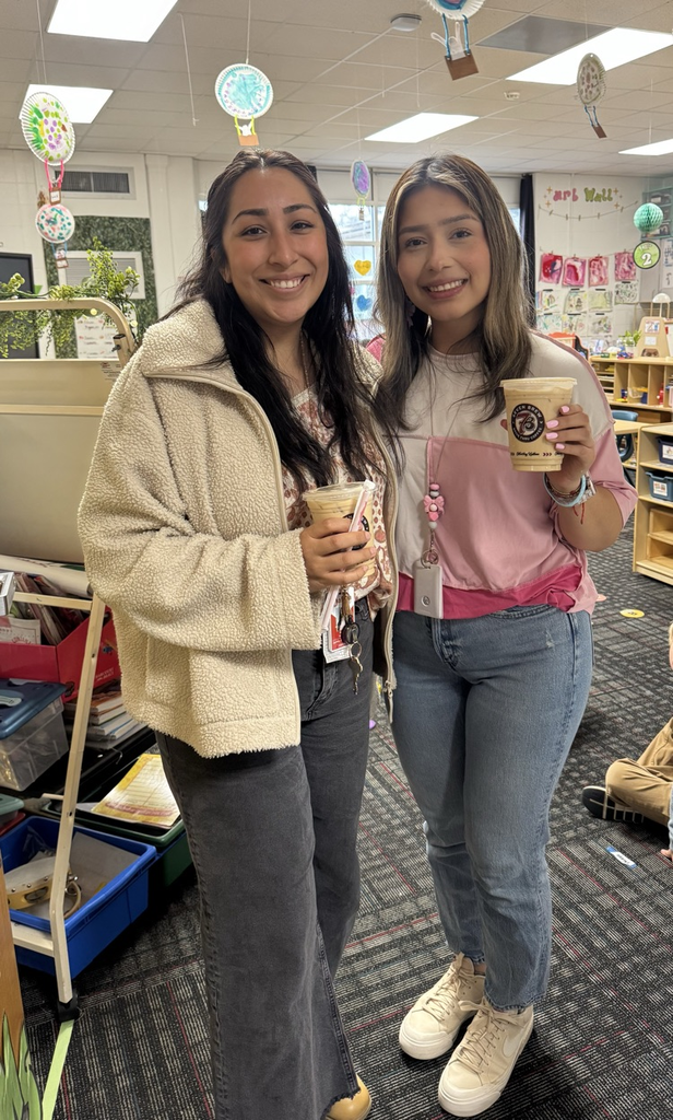 PreK teachers with their coffee