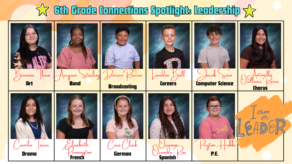 6th grade connections spotlight: leadership