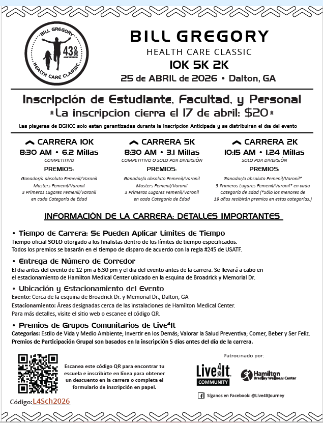 Bill Gregory Healthcare Classic Flyer