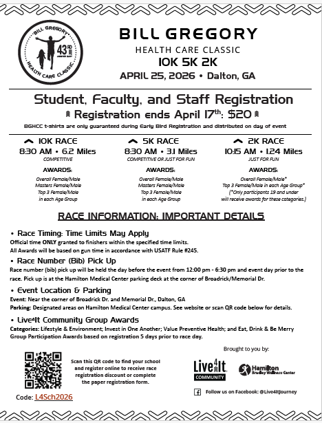 Bill Gregory Healthcare Classic Flyer