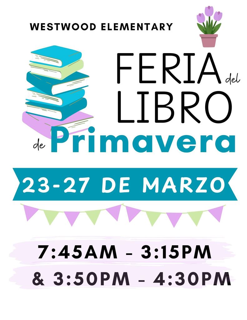 Spring Book Fair Flyer-Spanish