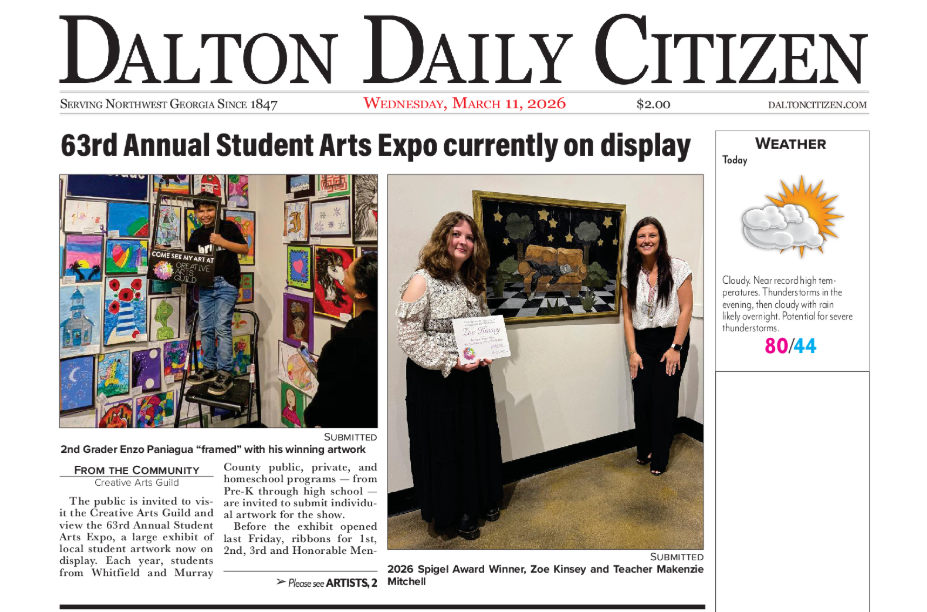 photo of daily citizen news article 