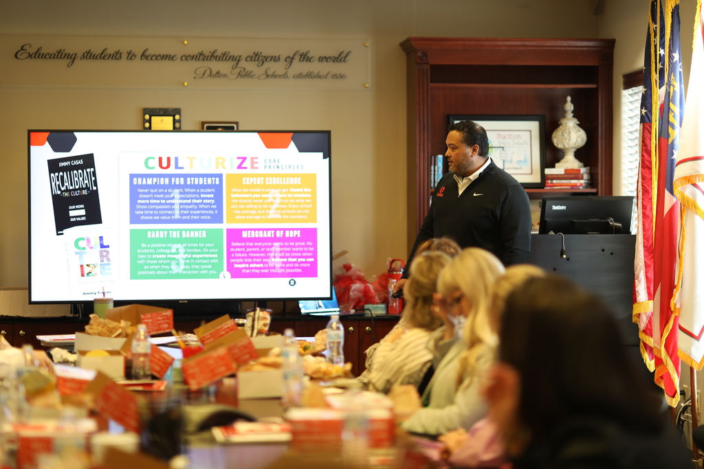 Deputy Superintendent Nick Sun was honored to present to the WIN – Women’s Innovative Network recently, a group of influential women leaders from across Dalton and Whitfield County representing local businesses, nonprofits, and organizations.  During the meeting, he highlighted Dalton Public Schools’ mission, vision, commitments, and strong culture of excellence, sharing how the district is working every day to create meaningful opportunities for students and make a lasting impact in our community. We are proud to share the story of Dalton Public Schools and the incredible work happening across our district. #DaltonPublicSchools #LearnLeadSucceed 