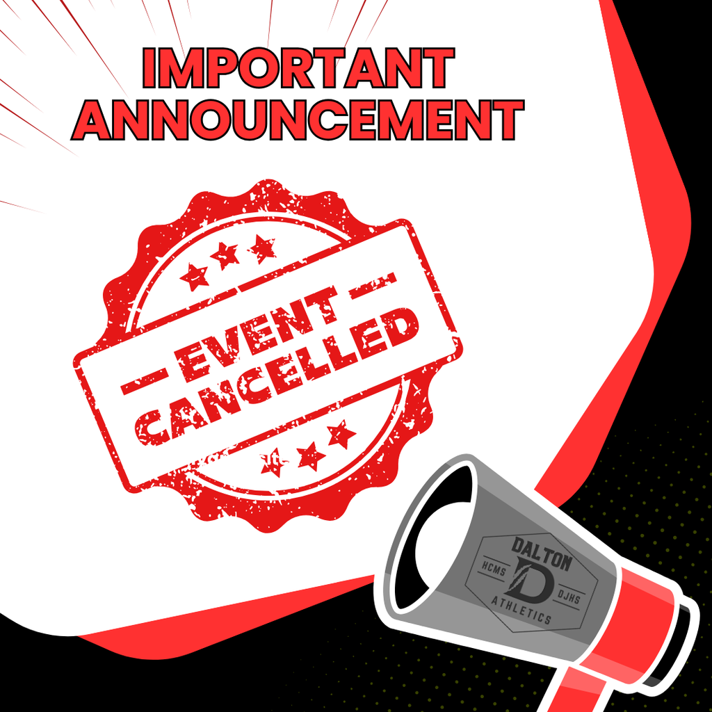HCMS Event Canceled