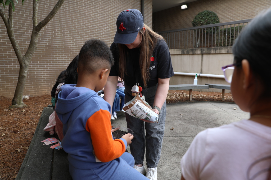 Classroom Spotlight🌟: Students in Cameron Lynch's classroom at Roan School learned about what plants need in order to grow. They discussed how plants need space, soil, water, air, and sunlight to stay healthy. Students then planted their own seeds and talked about how they will take care of them as they grow. The activity gave students a hands-on way to explore plant life and practice observing living things.