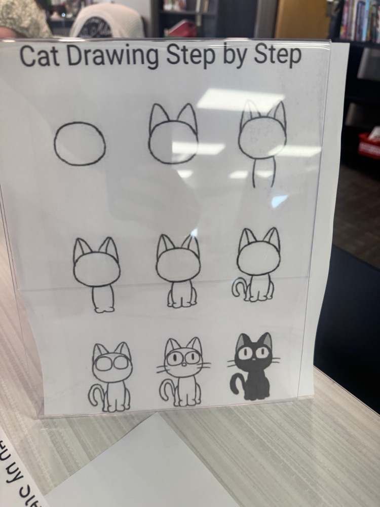 cat drawing pictures 