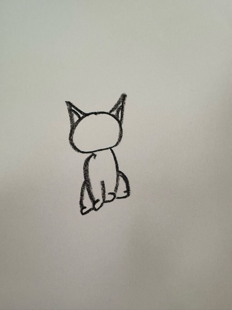 cat drawing pictures 