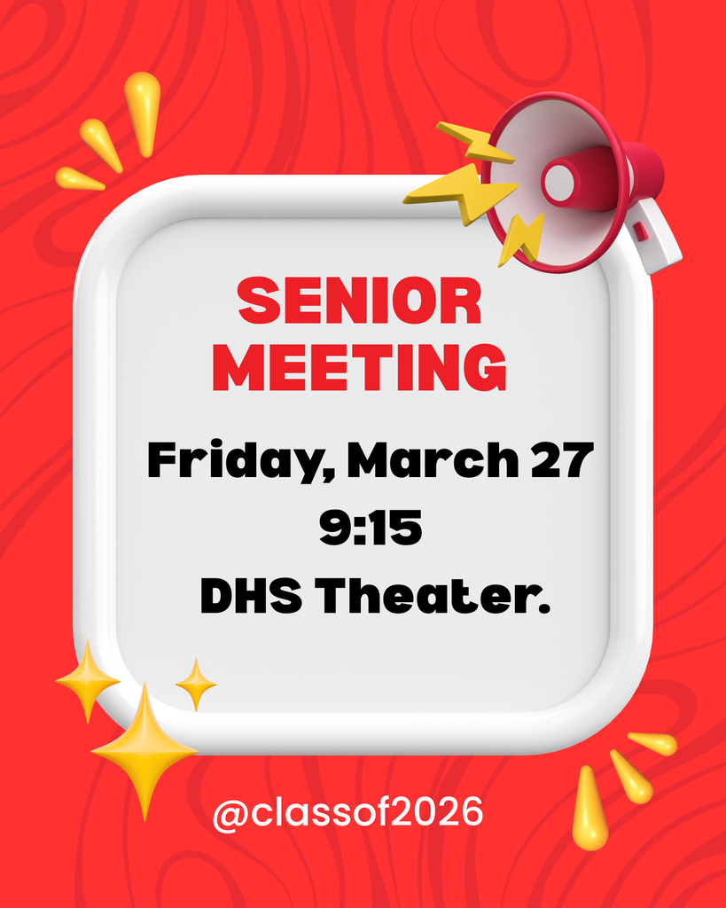 Senior Meeting March 27 9:15
