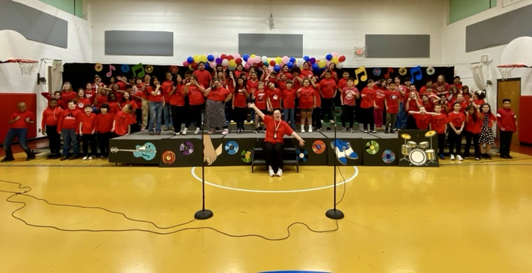 A group picture with Mrs. Cantrell