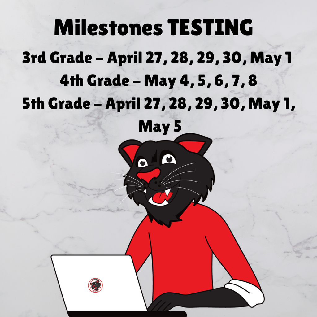 Milestones testing dates 