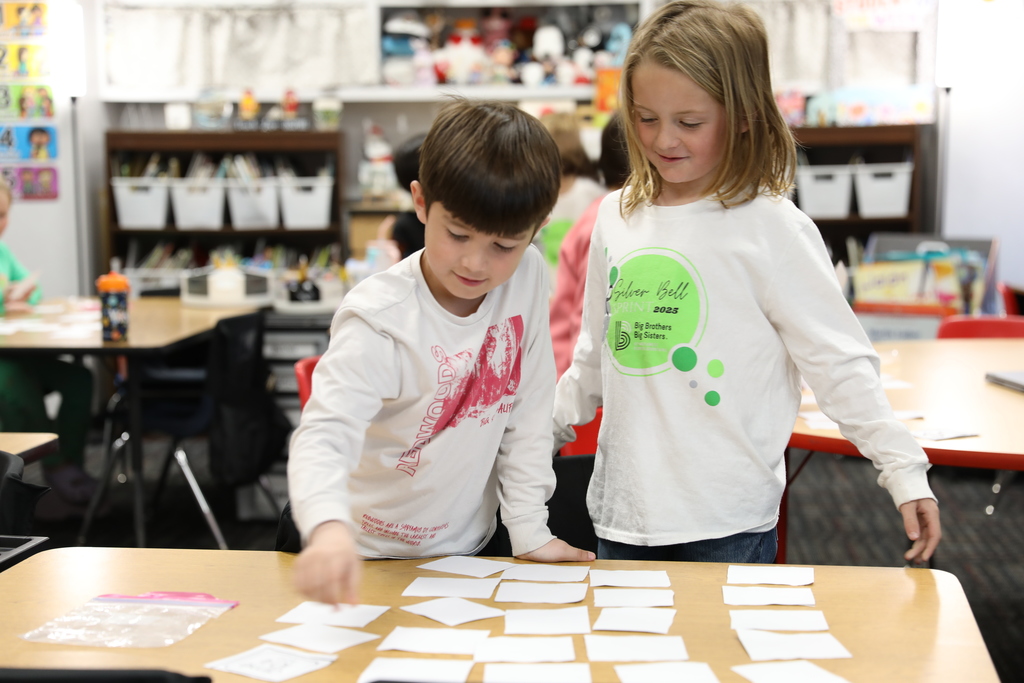 Classroom Spotlight ✨Students in Maria Rodriguez’s classroom at Westwood School are building their money skills in a fun and interactive way! Recently, they practiced identifying coins by playing a memory game, matching each coin to its value.