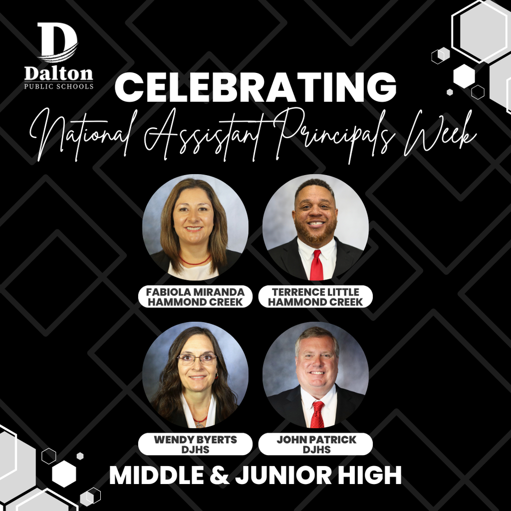 Happy National Assistant Principals Week! Today, we’re recognizing the incredible Assistant Principals who support our middle and junior high school students. Your leadership, dedication, and commitment help guide our students through these important years. Thank you for all that you do!