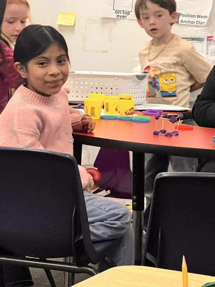 students making 3D shapes 