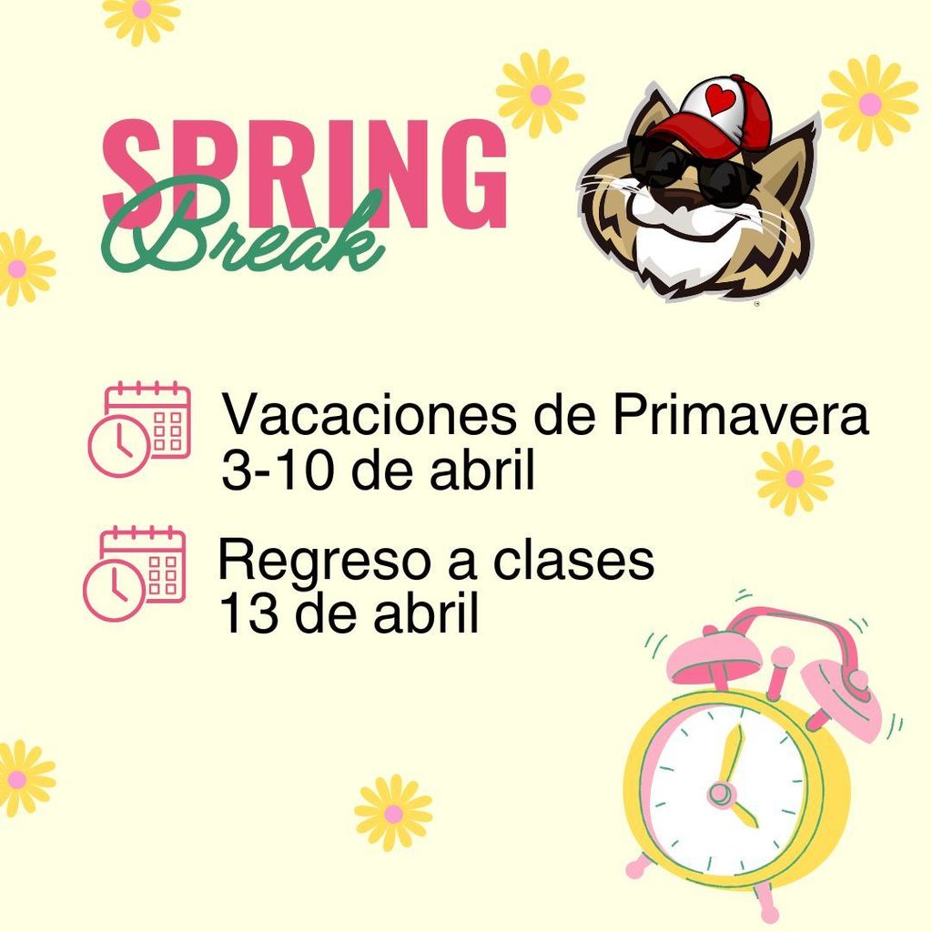 Spring Break Graphic-Spanish