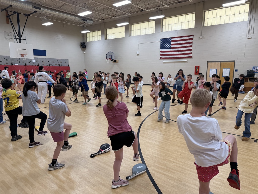 kids doing martial arts