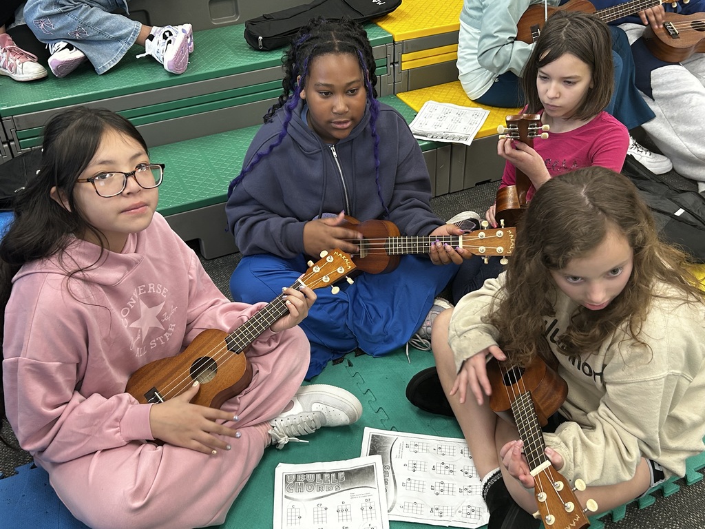 students with ukelele
