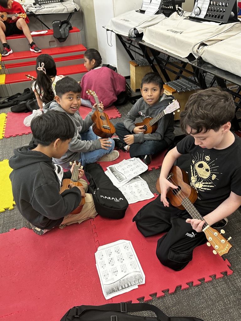 students with ukelele