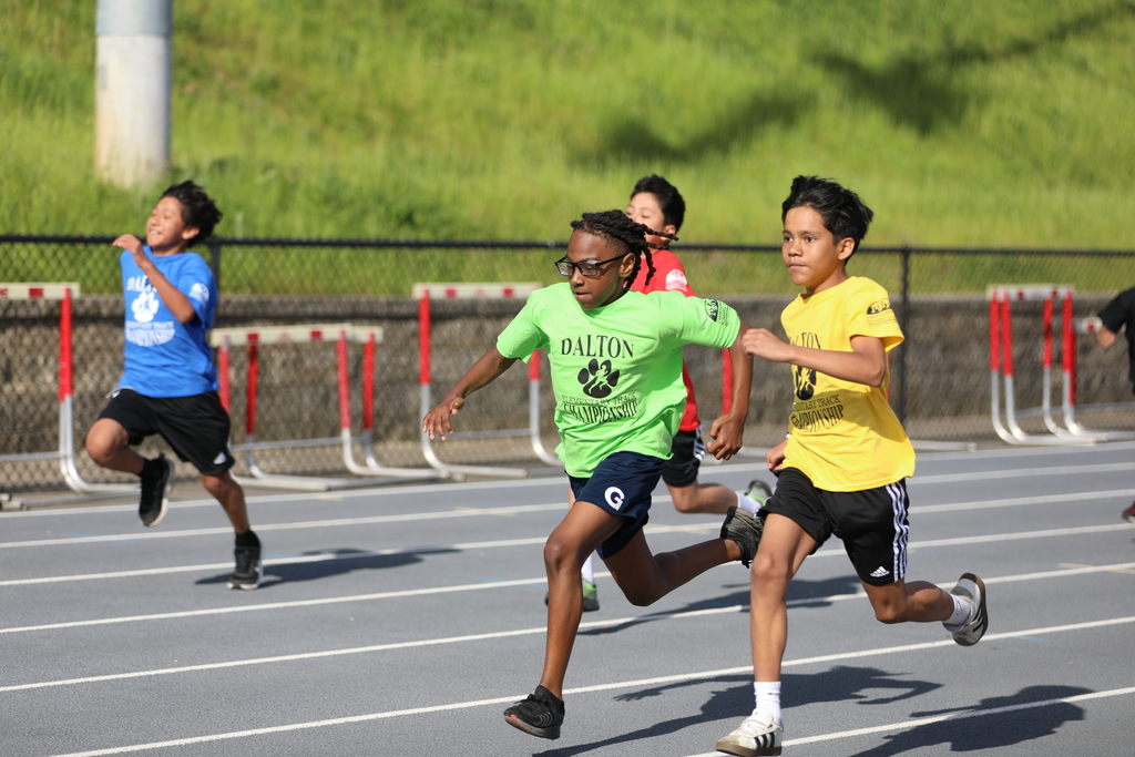 The competition was fierce yesterday as all six of our elementary schools competed in the district elementary track championship!