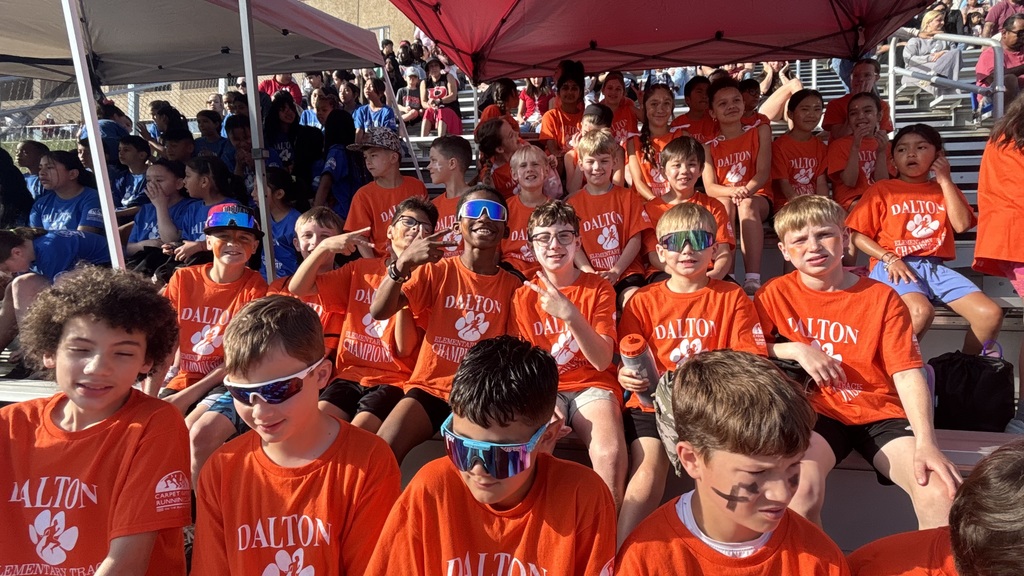 students at the district track meet