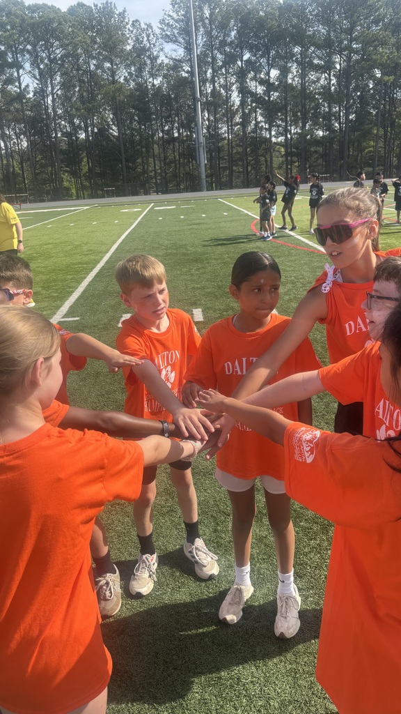 students at the district track meet