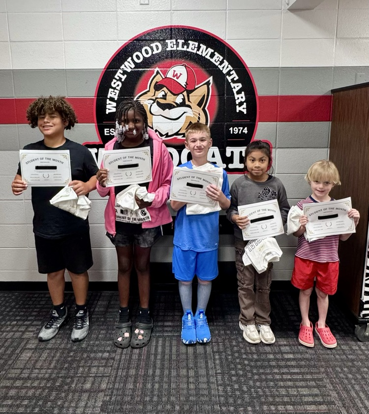 Group picture of the Specials' Students of the Month 