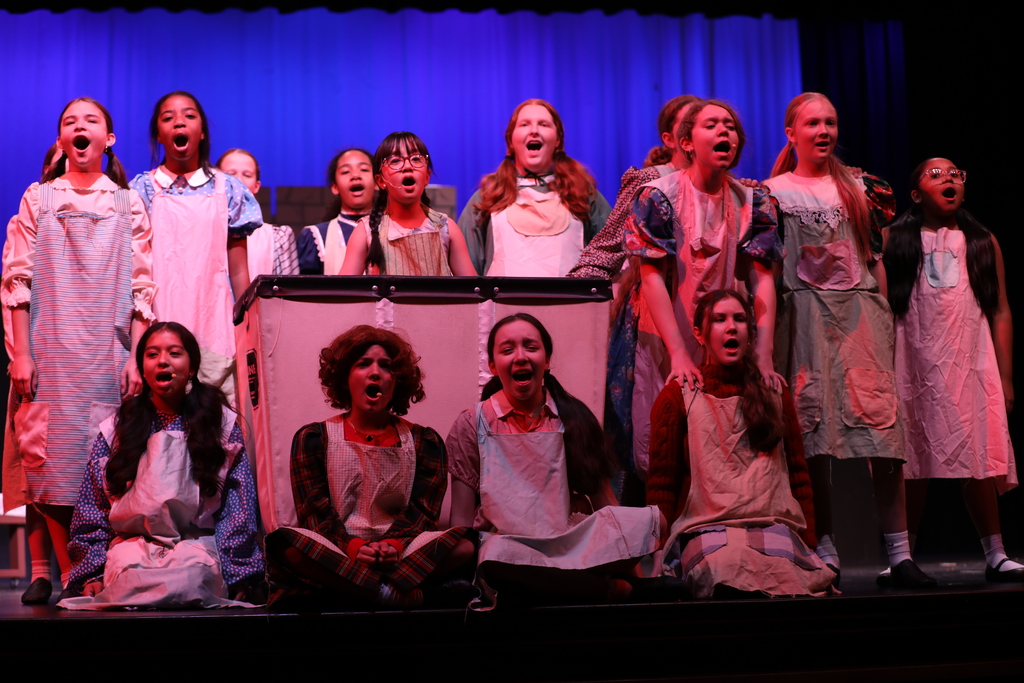 Hammond Creek Middle School’s talented theatre students are bringing the classic musical Annie Jr. to life! 🌟 Come support these hardworking performers as they sing, dance, and shine on stage in this heartwarming production.  Join us for an unforgettable show full of energy, laughter, and amazing student talent—you won’t want to miss it! 🎭✨  📅 Performance Dates: • Friday, April 17 at 6:00 PM • Saturday, April 18 at 6:00 PM • Sunday, April 19 at 2:30 PM  We hope to see you there!