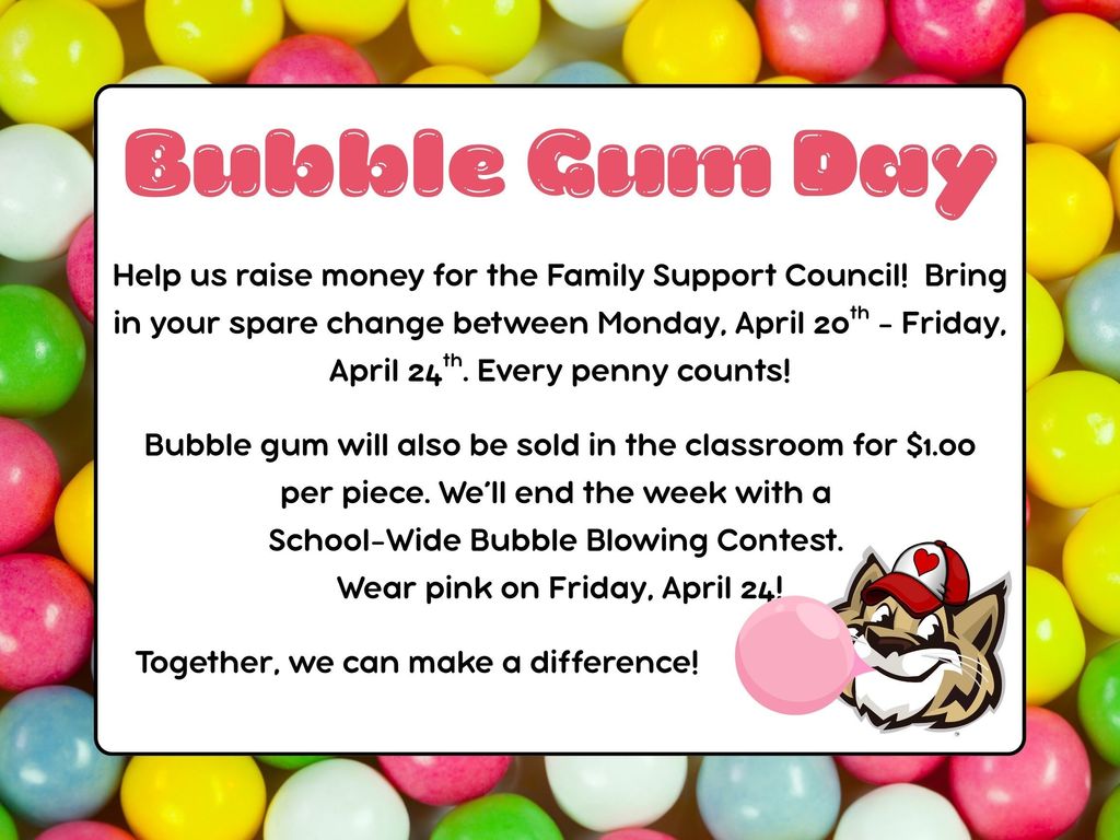 Bubble Gum Flyer-English