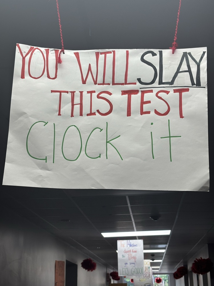 motivational sign for milestones test 