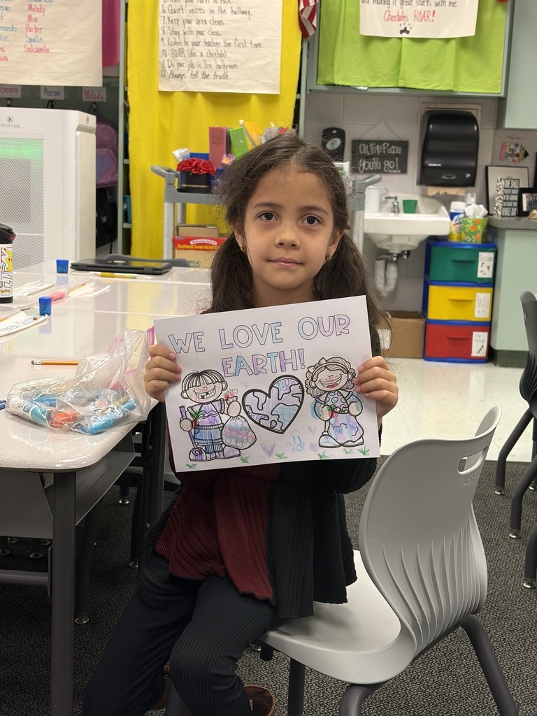 Photos of students and staff participating in Earth Day 2026