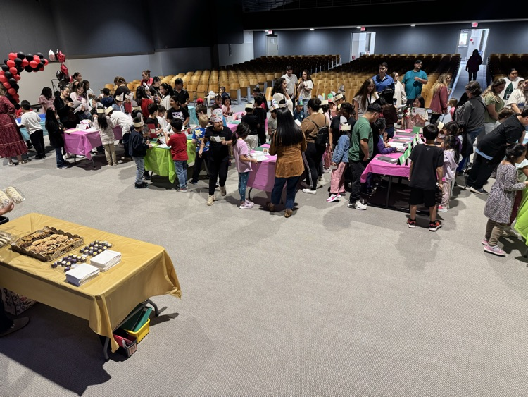 second grade students at publishing party
