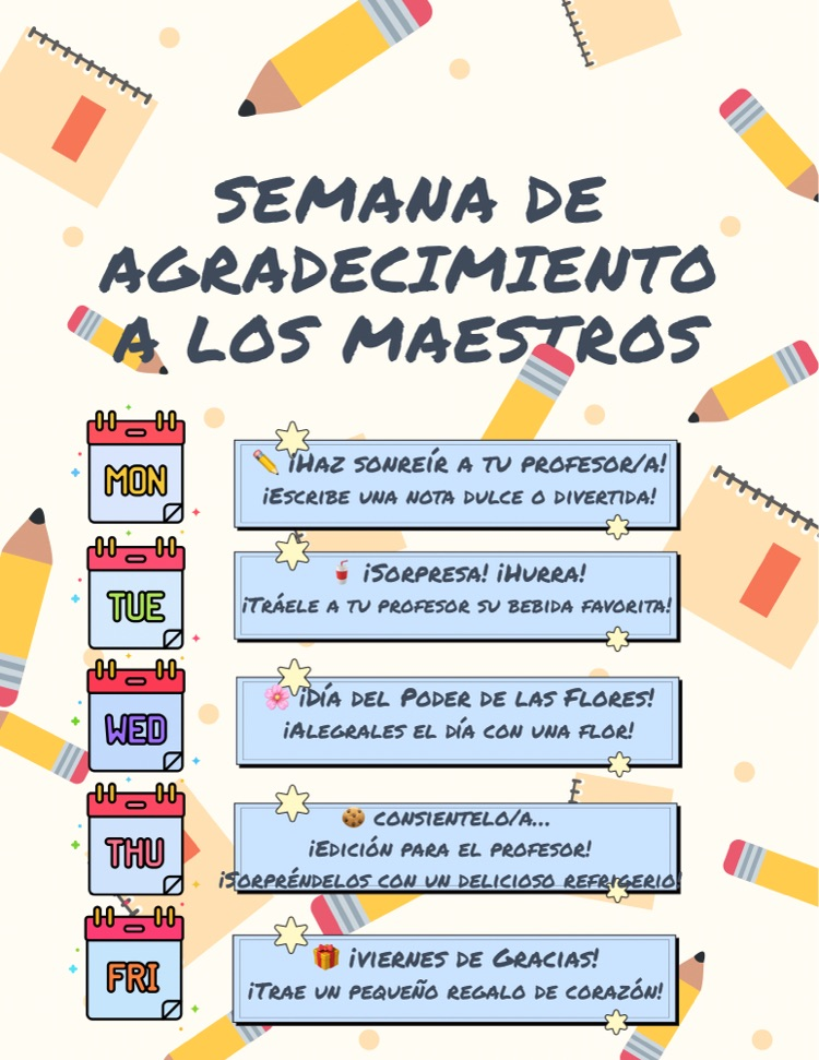 teacher appreciation week flyer 