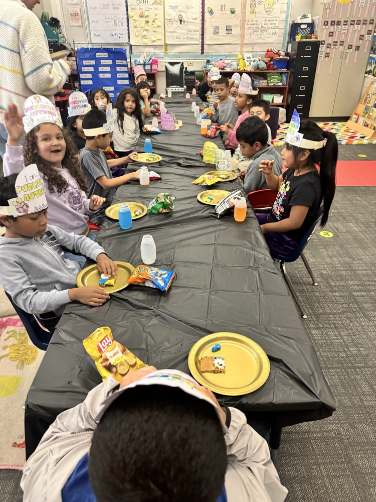 photo of kindergarten publishing party 