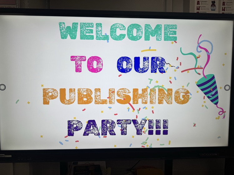 photo of kindergarten publishing party 
