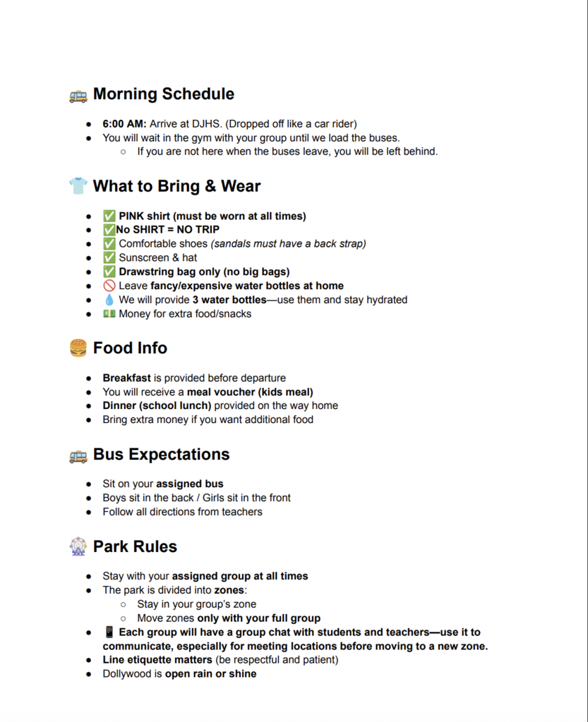 DOLLYWOOD INFORMATION LINK IN POST