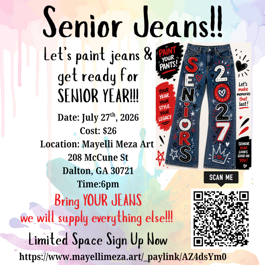 Senior Jeans painting party